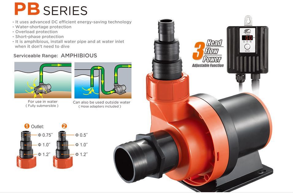 Máy Bơm Hồ Cá Periha PB 5000 – PB 35000 L/H